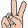 Two Fingers Up Clip Art