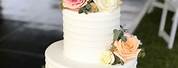 Two Tier Floral Cake