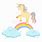 Unicorn Riding a Rainbow