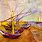 Van Gogh Boat Painting