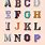 Vintage Alphabet Letters