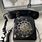 Vintage Black Rotary Dial Phone