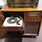 Vintage Stereo Record Player Cabinet