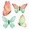 Watercolor Butterflies Clip Art
