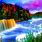 Waterfall Rainbow Desktop