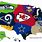 Week 17 NFL Coverage Map