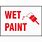 Wet Paint Signs Free