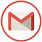 White Gmail Email Icon