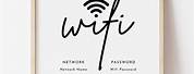 Wifi Password Template SVG Free