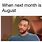 Will Smith August Meme