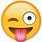 Winky Tongue Emoji