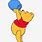 Winnie the Pooh Holding Honey Jar