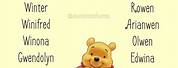 Winnie the Pooh Nicknames