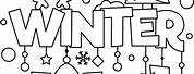 Winter Coloring Pages for Kids to Print