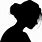 Woman Head Silhouette Outline