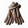 Women's Fur Lined Leather Gloves