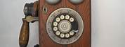 Wooden Wall Mount Rotary Phone