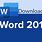 Word 2019 Download