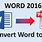 Word Document to PDF Converter