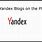 Yandex Blogs