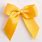 Yellow Bow with Ribbon