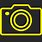 Yellow Camera Icon