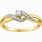 Yellow Gold Promise Rings