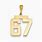 Yellow Number 67 Necklace