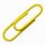 Yellow Paper Clip