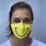 Yellow Smiley Face Mask