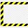 Yellow and Black Tape Border