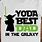 Yoda Best Dad in the Galaxy SVG