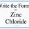Zinc Chloride Formula