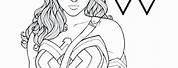 Zombie Wonder Woman Coloring Pages