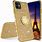 iPhone 12 Pro Max Gold Glitter Case