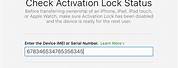 iPhone Activation Lock Status Check