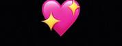 iPhone Heart Emoji Black Background