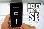 iPhone SE Reset Button