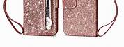 iPhone XS Wallet Case Glitter
