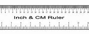 mm to Inches Ruler Online
