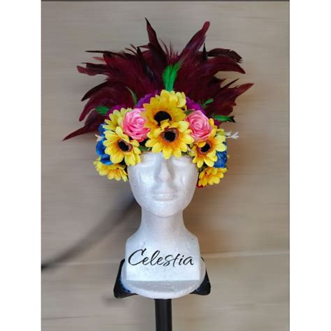 Panagbenga Festival Headdress Flowers Headdress Sunflower Headpiece ...
