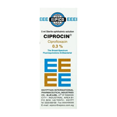 Ciprocin Eye Drops - 5ml | Buy Online in Egypt | Tdawi Germany