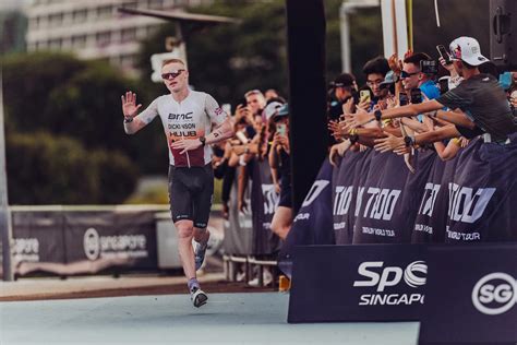 Sam Dickinson finishes second at Singapore T100 behind flying Hayden Wilde despite bike ...