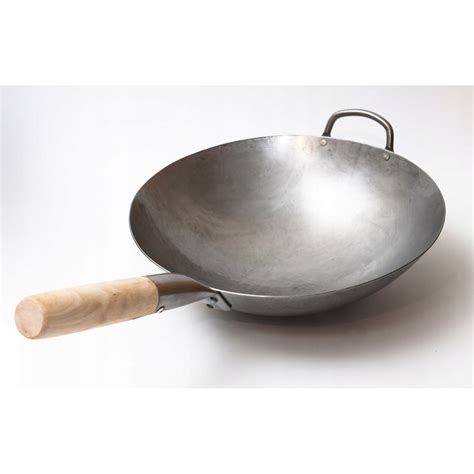 Tigaie Wok Craft Wok 30cm, otel, fund rotund, greutate 1.6kg - eMAG.ro
