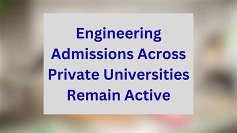Engineering Admissions 2026: Apply Now