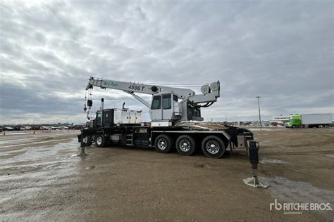 Manitex 4596 45 ton Straight Boom on 2012 Kenworth T800 10x6 Twin-Steer Sleeper Camión Grúa ...