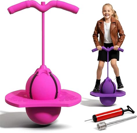 Balance Jumping Ball With Handle And Ball Pump, Pogo Stick, Jumping ...