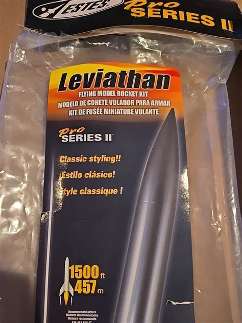 Estes Pro Series II Leviathan Flying Model Rocket Kit #9701 - New