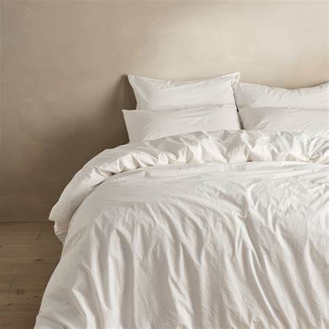 Relaxed Cotton Bedding Bundle in Cloud by Bedfolk