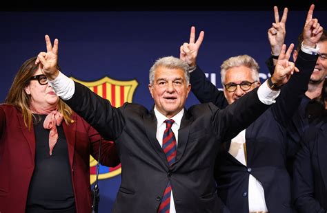 Laporta re-elected as Barcelona president | Reuters